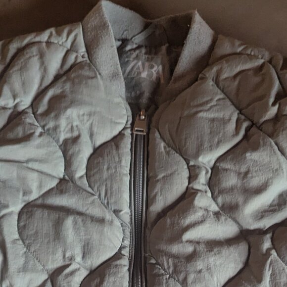 Zara  PADDED BOMBER Blue / Steel | 8-9 years - Picture 3 of 16